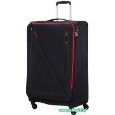 Чемодан-спиннер American Tourister Lite Volt black/red 79 см