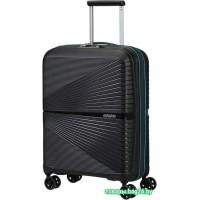 Маленький чемодан American Tourister Airconic Black/Sporty Blue 55 см