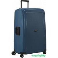 Хороший чемодан Samsonite S'Cure Eco Navy Blue 81 см