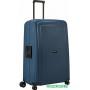 Хороший чемодан Samsonite S'Cure Eco Navy Blue 81 см