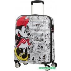 Чемодан-спиннер American Tourister Wavebreaker Disney Minnie Comics White 55 см