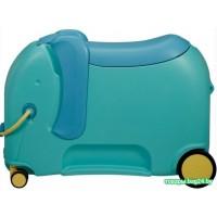 Чемодан-спиннер Samsonite Dream Rider Deluxe Elephant Blue 50 см