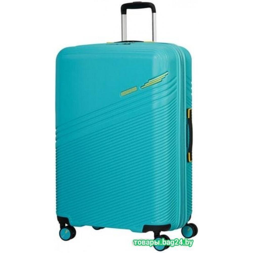 Чемодан-спиннер American Tourister Triple Trace Light Blue 76 см