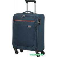 Чемодан-спиннер American Tourister Sunny South Navy (4 колеса) 55 см
