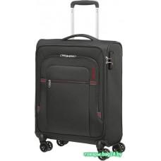 Чемодан-спиннер American Tourister Crosstrack Grey/Red 55 см (4 колеса)
