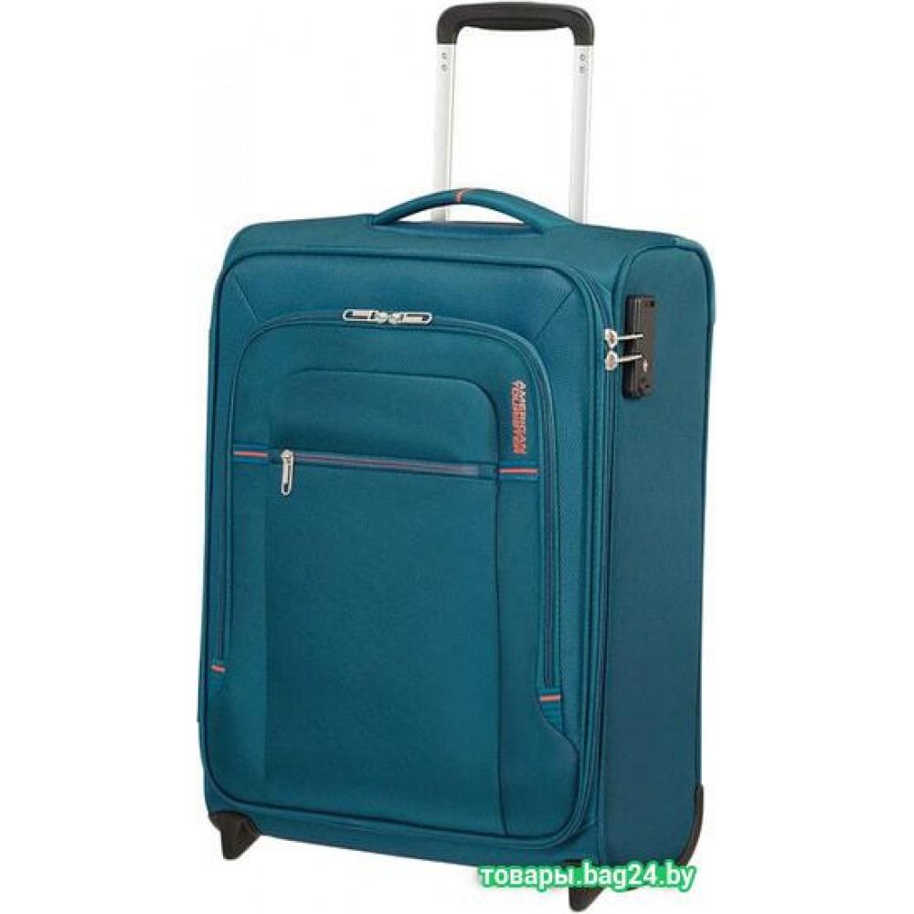 Чемодан American Tourister Crosstrack Navy/Orange 55 см (2 колеса)