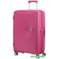 Чемодан-спиннер American Tourister SoundBox Pearl Pink 77 см