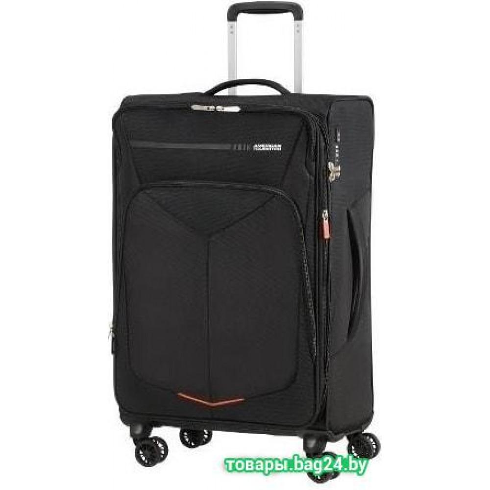 Чемодан-спиннер American Tourister Summerfunk Black 67 см (4 колеса)