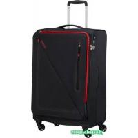 Чемодан-спиннер American Tourister Lite Volt Black/Red 68 см