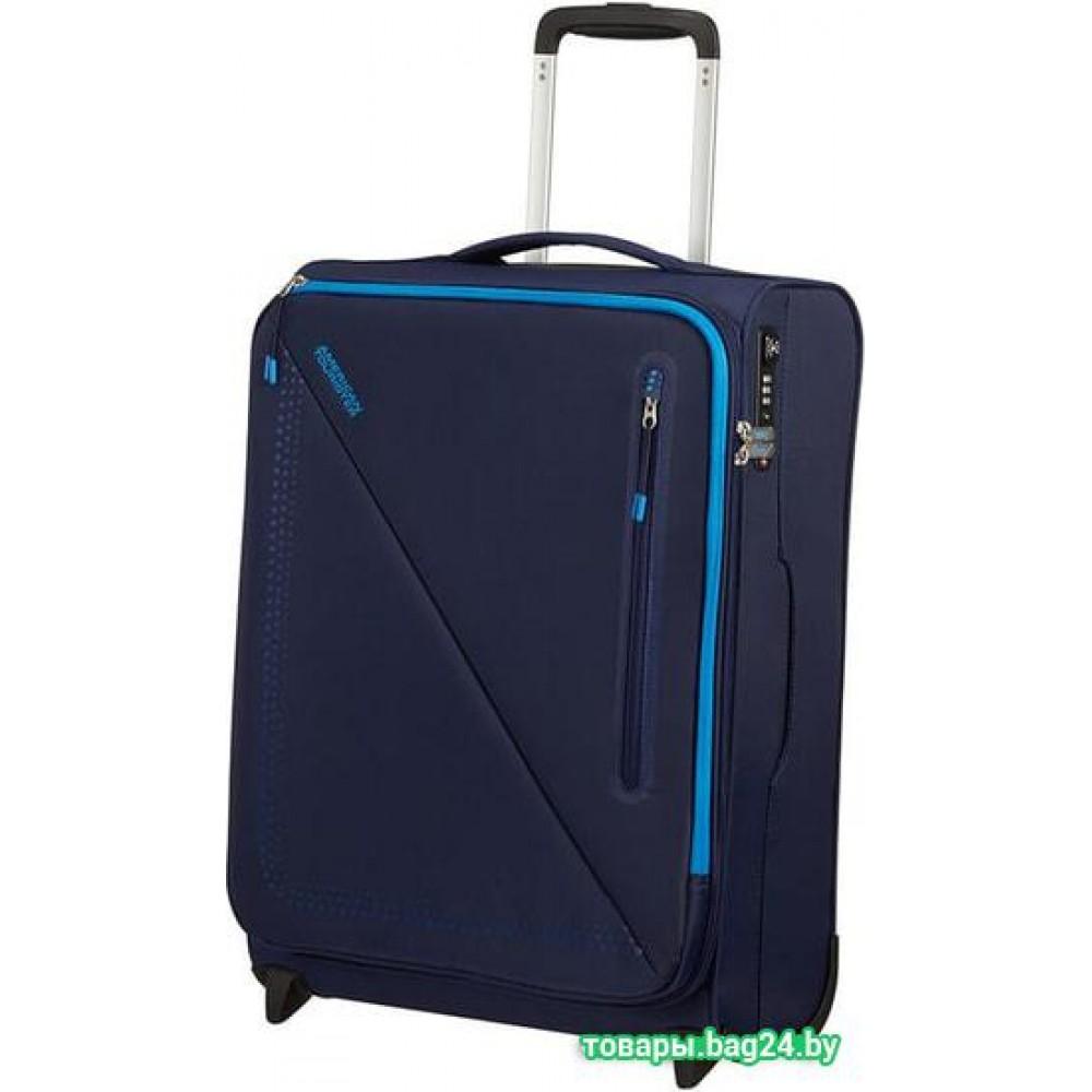 Чемодан American Tourister Lite Volt Navy/Blue 55 см (2 колеса)