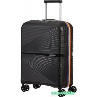 Чемодан-спиннер American Tourister Airconic Black/Rainbow 55 см