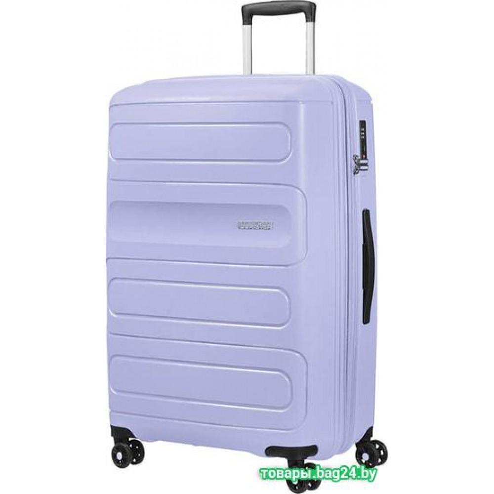 Чемодан-спиннер American Tourister Sunside Pastel Blue 77 см