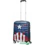 Чемодан-спиннер American Tourister Wavebreaker Disney Captain America Close-Up 55 см