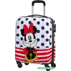 Чемодан-спиннер American Tourister Disney Legends Minnie Blue Dots 55 см