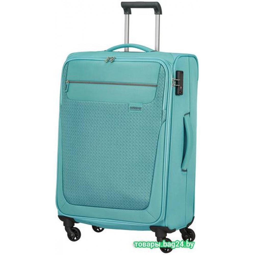 Чемодан-спиннер American Tourister Sunny South Purist Blue 67 см
