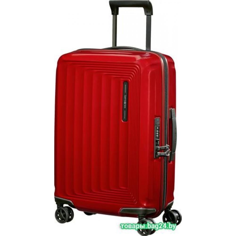 Чемодан-спиннер Samsonite Nuon Metallic Red 55 см