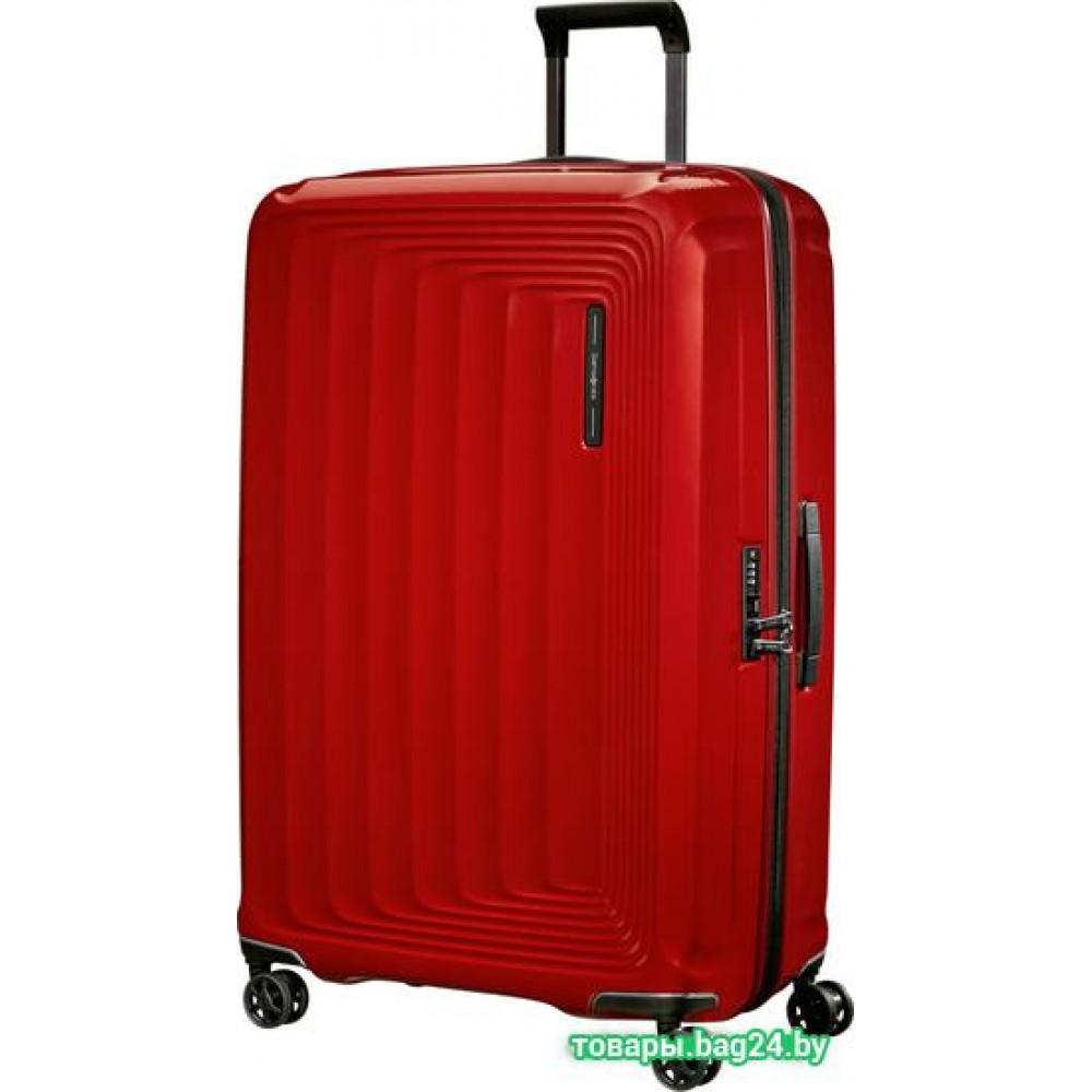 Чемодан-спиннер Samsonite Nuon Metallic Red 81 см