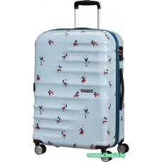 Чемодан-спиннер American Tourister Wavebreaker Disney Minnie Darling Blue 67 см