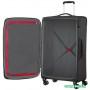 Чемодан-спиннер American Tourister Crosstrack Grey/Red 79 см