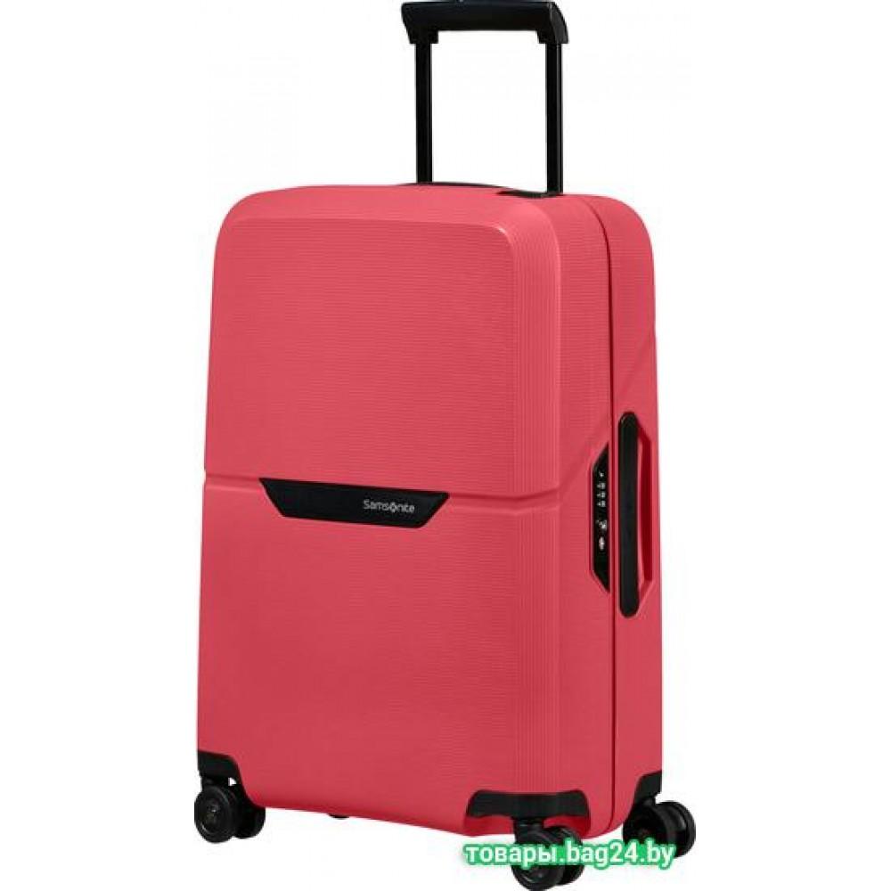 Чемодан-спиннер Samsonite Magnum Eco Geranium Red 55 см (4 колеса)