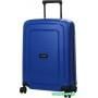 Чемодан-спиннер Samsonite S'Cure Cool Blue/Black 55 см