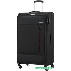 Чемодан-спиннер American Tourister Heat Wave Jet Black 80 см