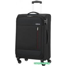 Чемодан-спиннер American Tourister Heat Wave Jet Black 68 см