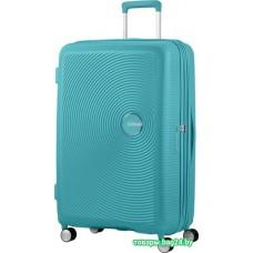Чемодан-спиннер American Tourister SoundBox Turquoise Tonic 77 см