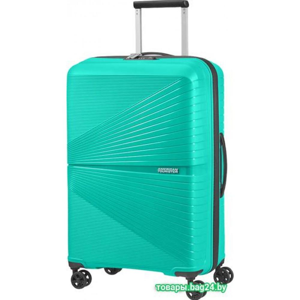 Чемодан-спиннер American Tourister Airconic Aqua Green 67 см