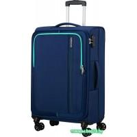 Чемодан-спиннер American Tourister Sea Seeker Combat Navy 68 см
