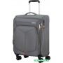Чемодан-спиннер American Tourister Summerfunk Titanium Grey 55 см (с увеличением, 4 колеса)