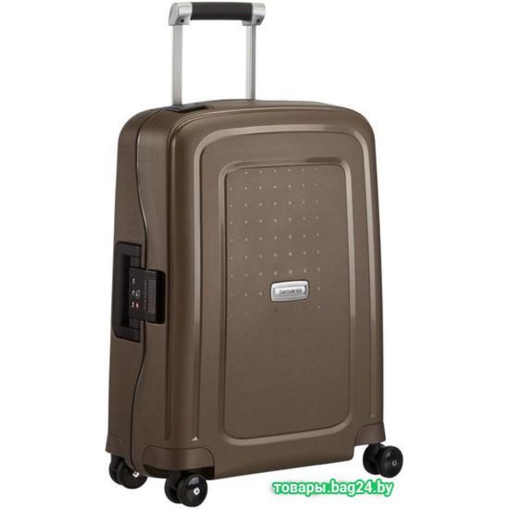 Чемодан-спиннер Samsonite S'Cure DLX Metallic Bronze 55 см (4 колеса)