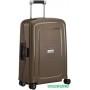 Чемодан-спиннер Samsonite S'Cure DLX Metallic Bronze 55 см (4 колеса)
