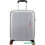 Чемодан-спиннер American Tourister Geopop Metallic Silver 55 см