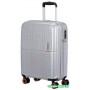 Чемодан-спиннер American Tourister Geopop Metallic Silver 55 см