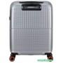 Чемодан-спиннер American Tourister Geopop Metallic Silver 55 см