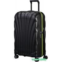 Чемодан-спиннер Samsonite C-Lite Black-Lime 69 см