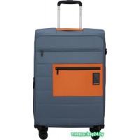 Чемодан-спиннер Samsonite Vaycay Blueberry Blue/Orange 66 см