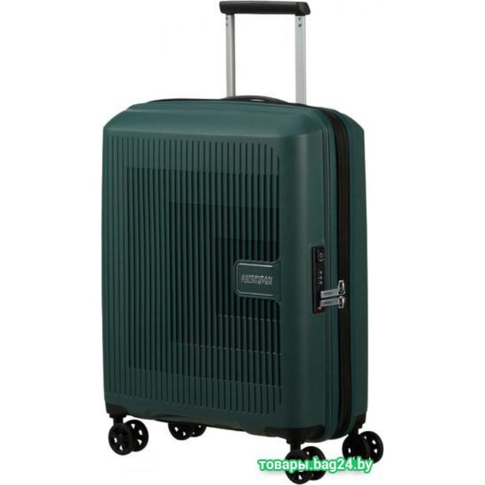 Чемодан-спиннер American Tourister Aerostep Dark Forest 55 см