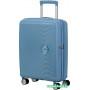 Чемодан-спиннер American Tourister SoundBox Sea Shimmer 55 см