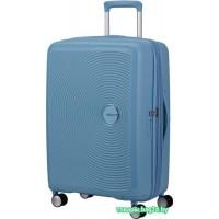 Чемодан-спиннер American Tourister SoundBox Sea Shimmer 67 см