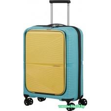 Чемодан-спиннер American Tourister Airconic Surf Blue-Yellow 55 см