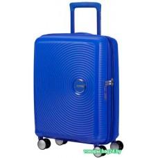 Чемодан-спиннер American Tourister SoundBox Cobalt Blue 55 см