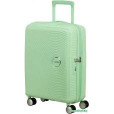 Чемодан-спиннер American Tourister SoundBox Pastel Green 55 см