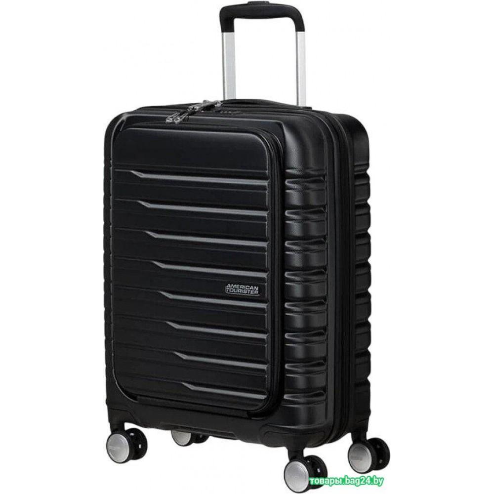 Чемодан-спиннер American Tourister Flashline ME8-09006 Shadow Black 55 см