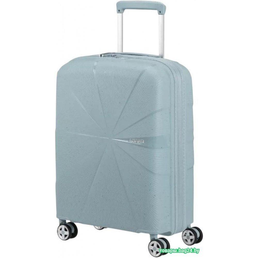 Чемодан-спиннер American Tourister Starvibe Azzurro Speckles 55 см