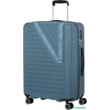Чемодан-спиннер American Tourister Dynabelt Rainstorm Blue 66 см