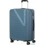 Чемодан-спиннер American Tourister Dynabelt Rainstorm Blue 66 см