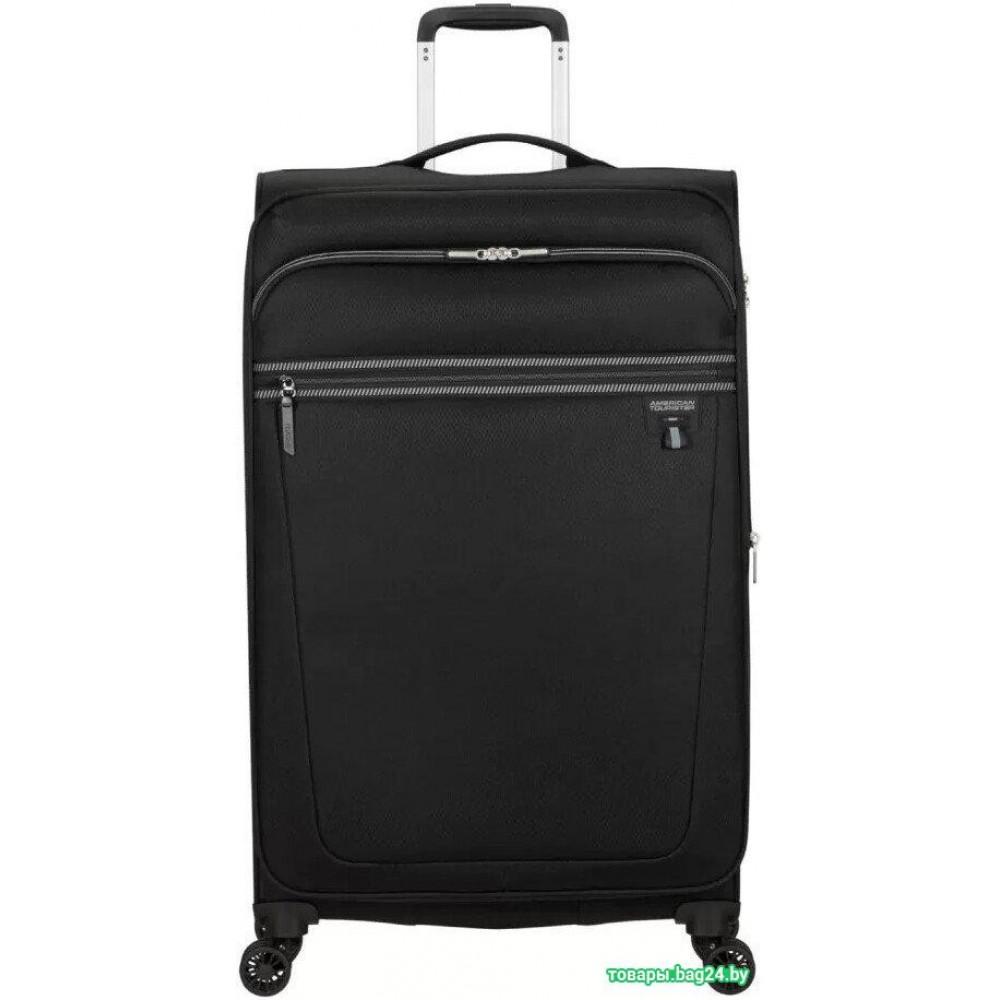 Чемодан-спиннер American Tourister Aerospin Black 80 см Чемодан-спиннер American Tourister Aerospin Black 80 см