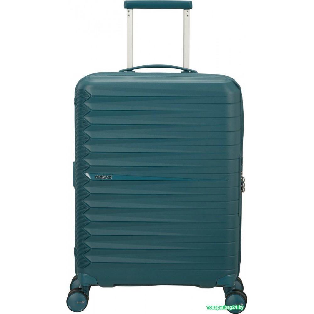 Чемодан-спиннер American Tourister FastForward Totally Teal 55 см
